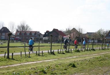 Foto van fietsers in Castricum