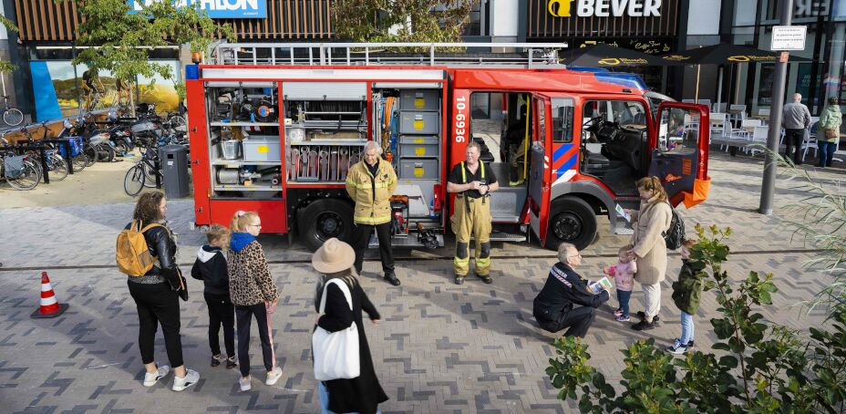 Brandweerauto bij (Brand)veilig Wonen Dag in Alkmaar