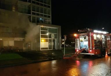 Oudjaarsavond in Alkmaar: brand in Overdie