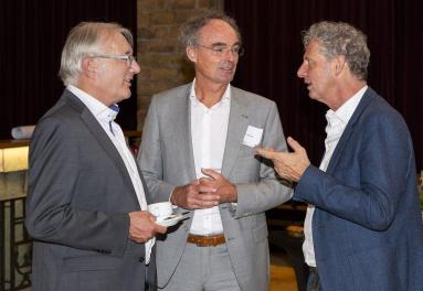 Hans Romeyn (links) en Martin Smeekes (midden) 